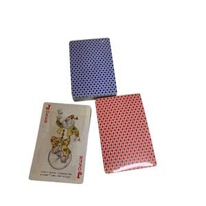 Vintage Sealed McCrory Corp Playing Cards Set of 3